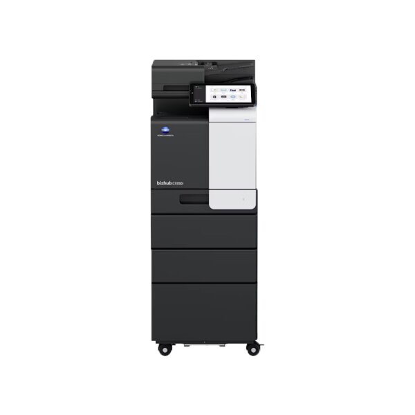 Konica Minolta bizhub C3350i Multifunktionsdrucker 2x PF-P20, Unterschrank