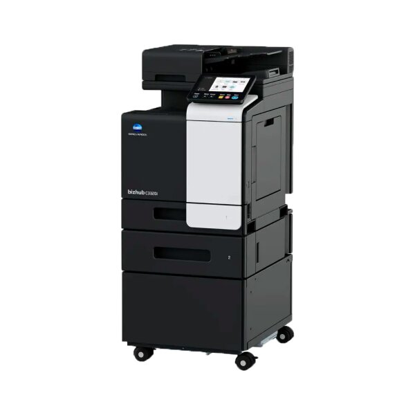 Konica Minolta bizhub C3320i Multifunktionsdrucker mit PF-P20, DK-P04