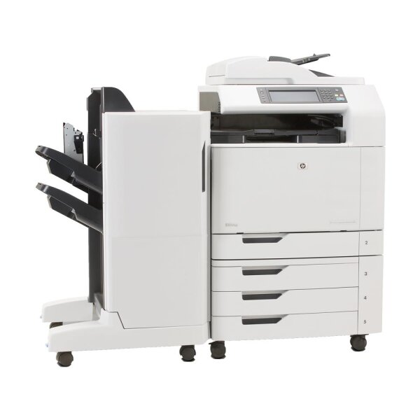 HP Color LaserJet CM6040f MFP mit Finisher Kopierer
